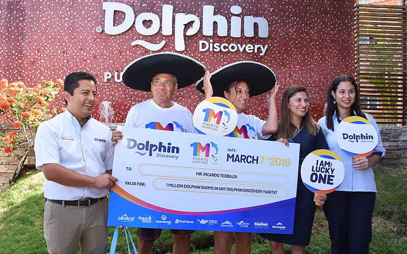 DOLPHIN DISCOVERY PUERTO AVENTURAS RECIBE A SU HUÉSPED 1 MILLÓN