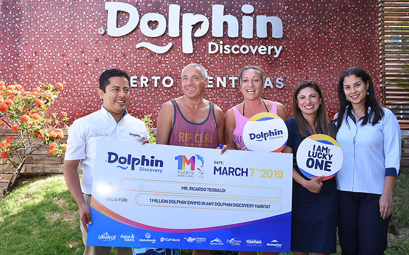 DOLPHIN DISCOVERY PUERTO AVENTURAS RECIBE A SU HUÉSPED 1 MILLÓN