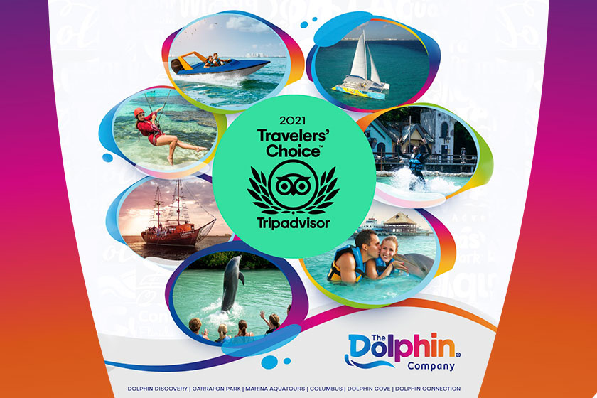 PARQUES, HÁBITATS Y MARINAS DE THE DOLPHIN COMPANY GALARDONADAS POR TRAVELER’S CHOICE AWARDS DE TRIPADVISOR