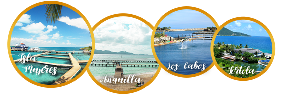 locaciones - isla mujeres - anguila - los cabos - tortola